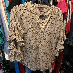 Vince Camuto Animal Print Top